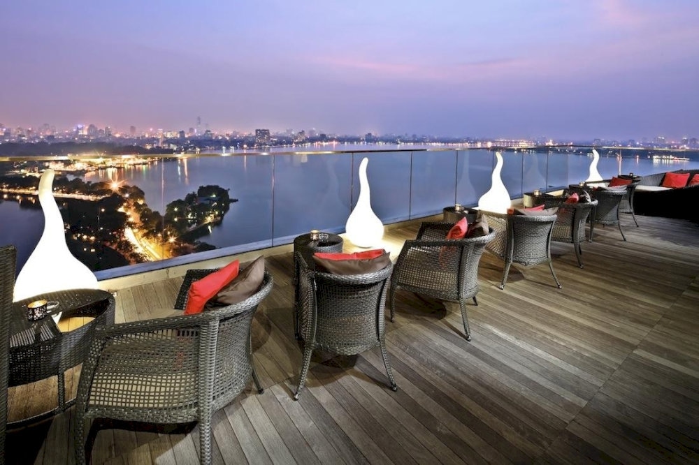 Enjoy a tranquil day by sipping your drink
